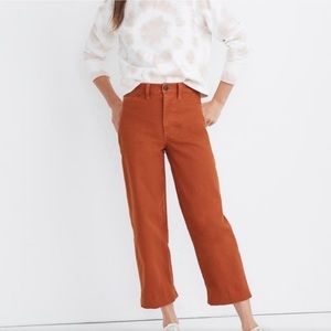 Wide-Leg Crop Madewell Jeans